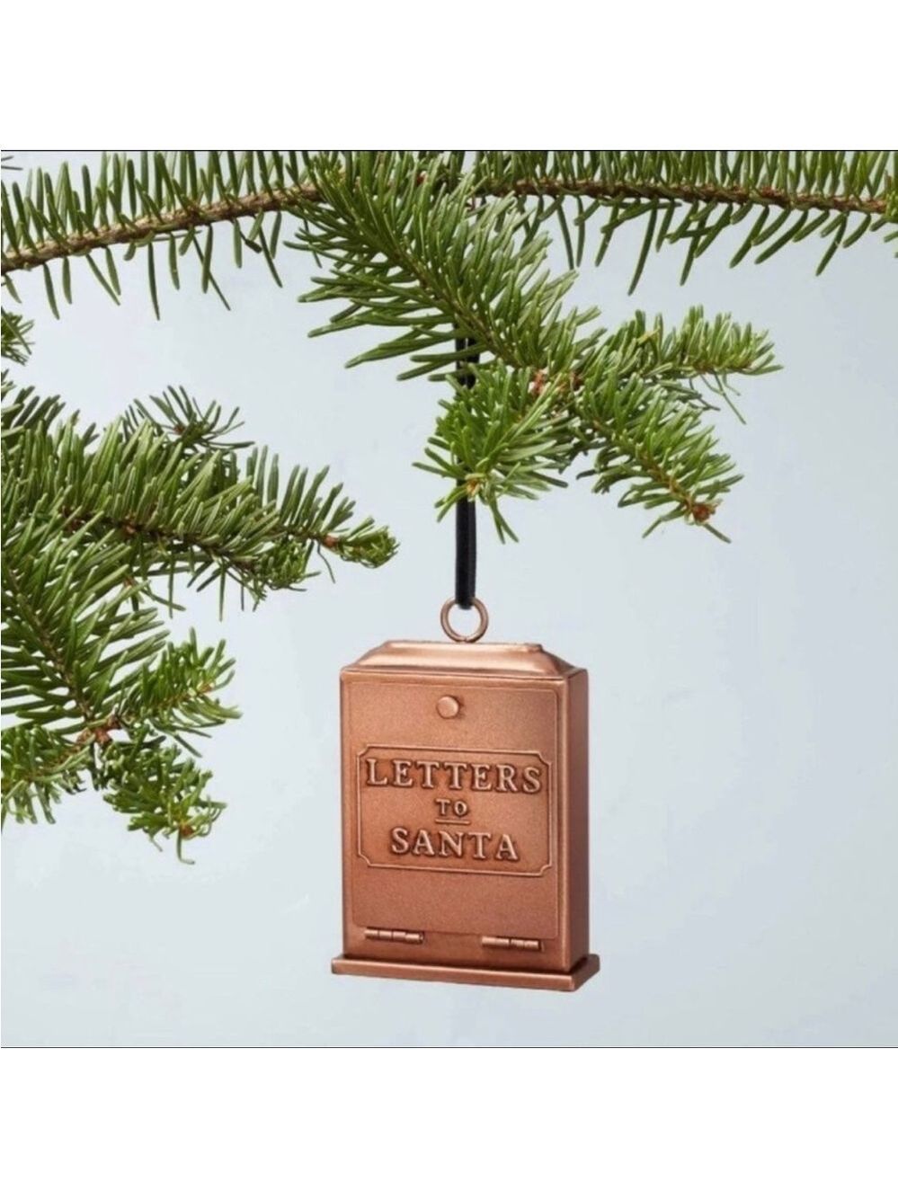 Mini Letters to Santa Vintage Mailbox Christmas Tree Ornament - Hearth & Hand
